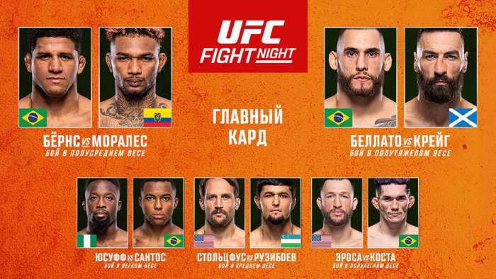 Результаты UFC Fight Night 256. Гилберт Бернс проиграл Майклу Моралесу
