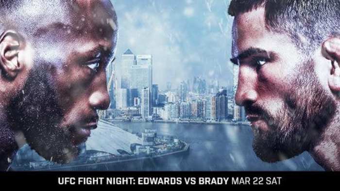 UFC Fight Night 255 Эдвардс Брэди смотреть онлайн