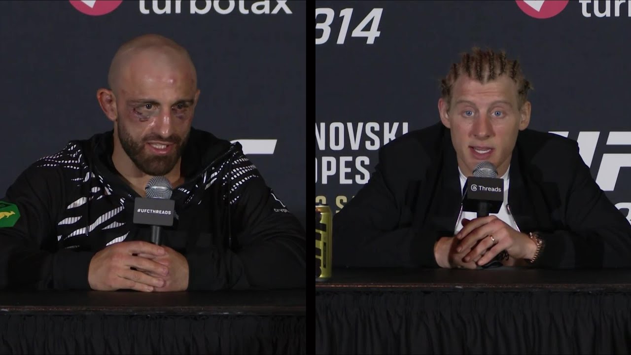 Видео: пресс-конференция после UFC 314