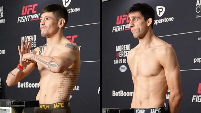 Результаты взвешивания UFC Mexico (UFC on ESPN 64)