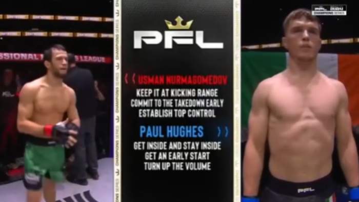 Видео боя: Усман Нурмагомедов - Пол Хьюз (04.10.2025)