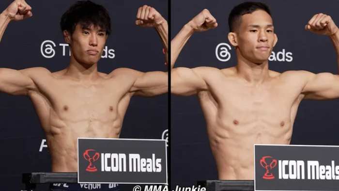 Тацуро Тайра и Сон Пак показали одинаковый вес перед UFC on ESPN 71