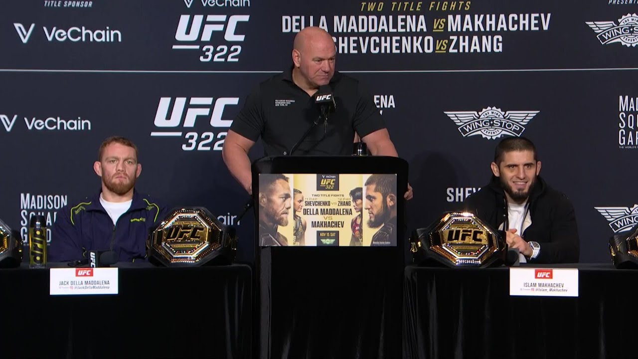 Видео: Пресс-конференция UFC 322