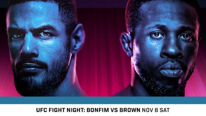 UFC Вегас 111 Бонфим Браун смотреть онлайн
