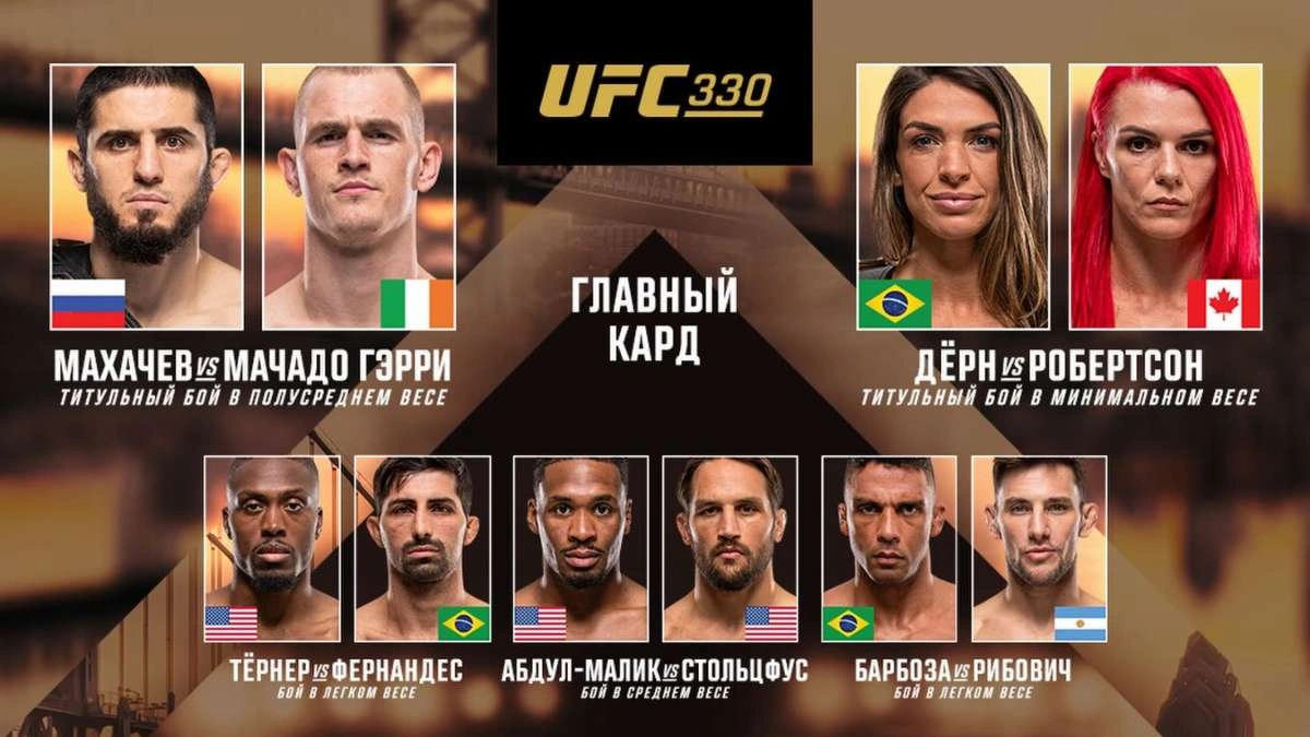 Результаты UFC 330: Ислам Махачев победил Йена Мачадо Гарри